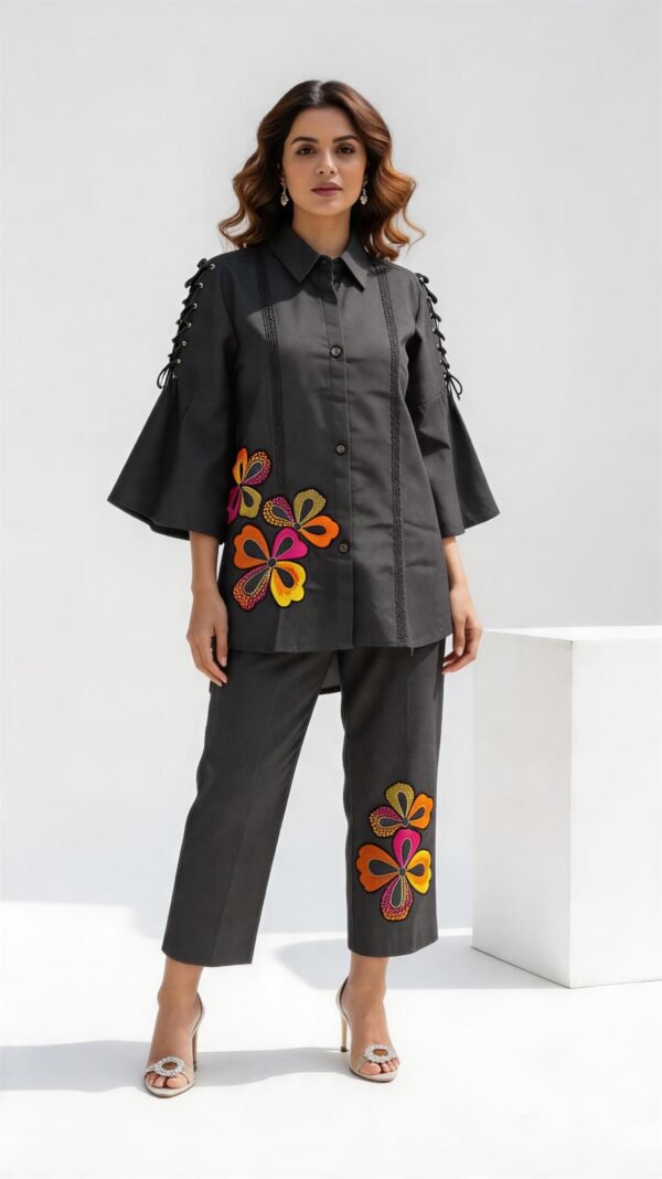 Midnight Bloom Co-Ord Set